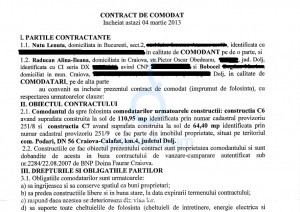 contract comodat