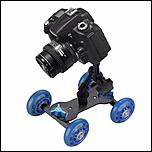 Suport umaritor cu roti pt camera foto-video-2-in-1-dslr-mini-camera-video-car-skater-photograph-rail-rolling-track-slider-skater-table-jpg