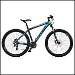 Vand Bicicleta MTB 27.5&quot; Cross GRX, Black/Blue-2-jpg