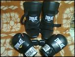 Set Everlast manusi, aparatoare picior si benzi mana pentru kickboxing-imagine1031-jpg