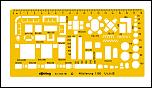 Vand Sablon Rotring Architekt 1:100 / 1:50-rotringfurnituretemp1to100-jpg