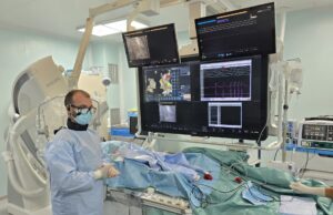 Sală de aritmologie la Clinica de Cardiologie a SCJU Craiova