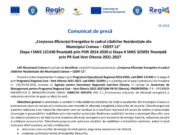 „Creșterea Eficienței Energetice în cadrul clădirilor Rezidențiale din Municipiul Craiova – CEERT L5“ Etapa I SMIS 121430 finanțată prin POR 2014-2020 și Etapa II SMIS 325091 finanțată prin PR Sud-Vest Oltenia 2021-2027