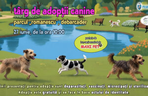 CRAIOVA: Târg de adopții canine în Parcul Romanescu